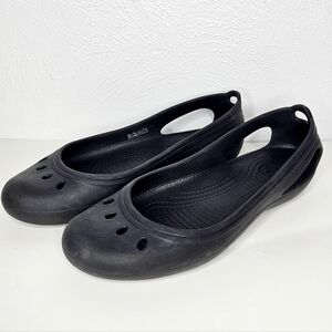 Crocs Kadee Black Close Toe Shoes Women's Size 10